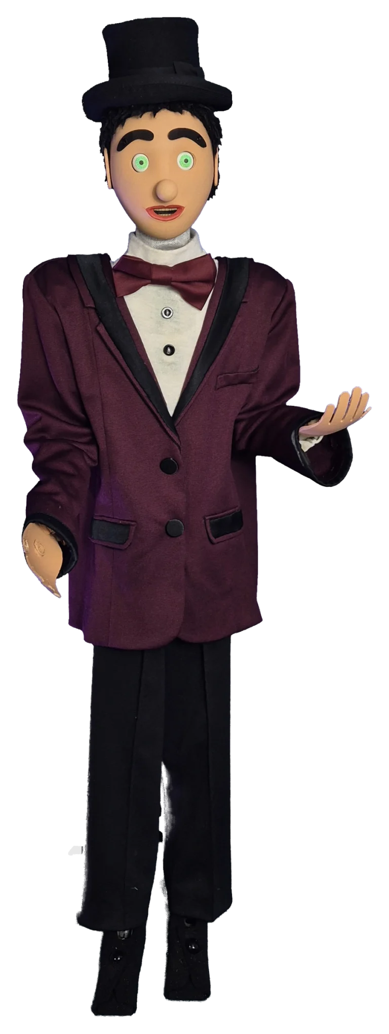 SAM l’automate présente une main ouverte.